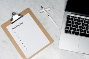 day before wedding checklist